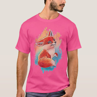Fox Motif T-Shirt