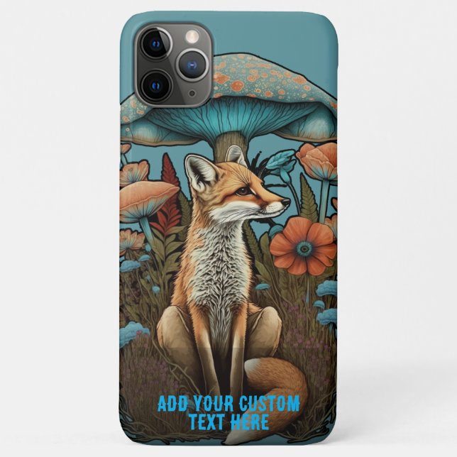 Fox Mushroom-Wildblume Cotattcore Bloral Custom Case-Mate iPhone Hülle (Rückseite)