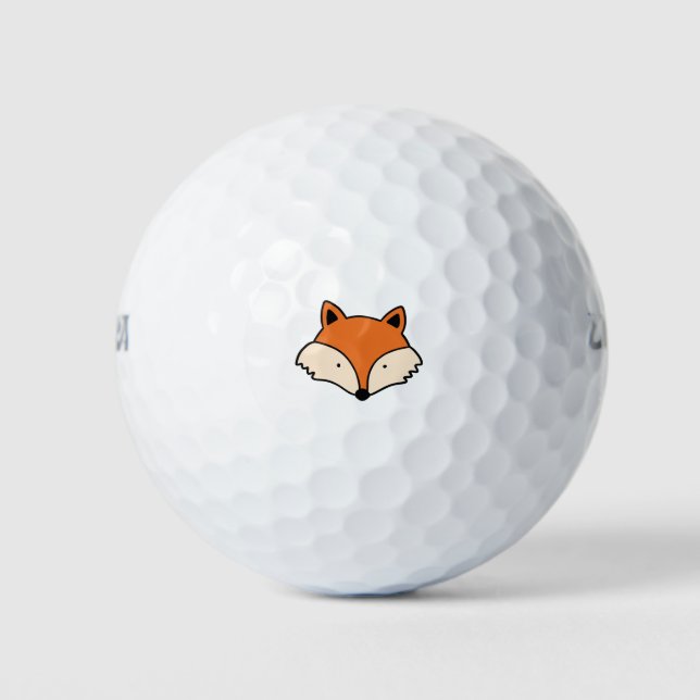 Fox-Muster Golfball (Vorderseite)