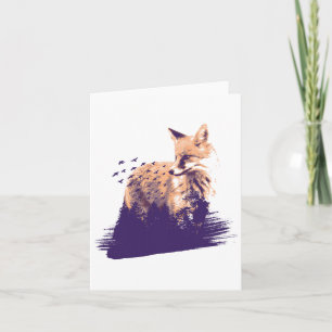 Fox Nature Forest Outdoor Camping Wandern im Val P Karte