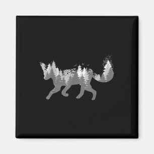 Fox Nature Outdoor Wandern Camping Jagd Geschenk Magnet