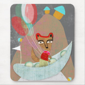 Fox Navigator Balloons Pea pod Mousepad