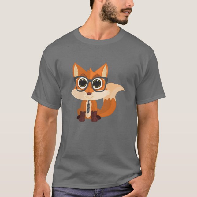 Fox-Nerd T-Shirt (Vorderseite)