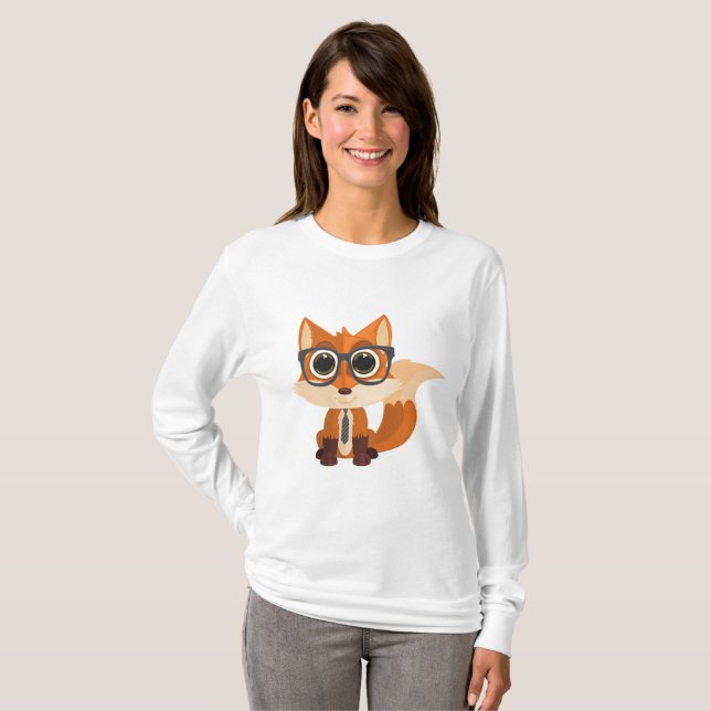 Fox-Nerd T-Shirt (Vorne ganz)
