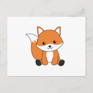 Fox Niedlich Forest Animal Foxes Red Fox Postkarte