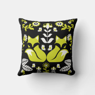 Fox Nordic Skandinavien Folklore Art Kissen