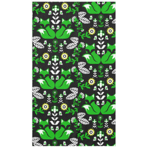 Fox Nordic Skandinavier Folk Art Tableclout Tischdecke