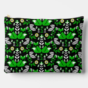 Fox Nordic Skandinavier Folk Art Tableclout Zubehörtasche
