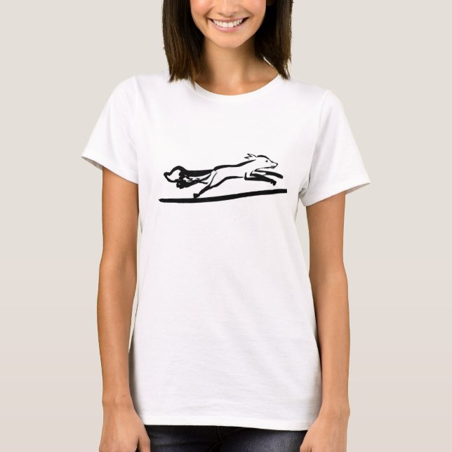 Fox on Run Sweatshirt T-Shirt (Vorderseite)