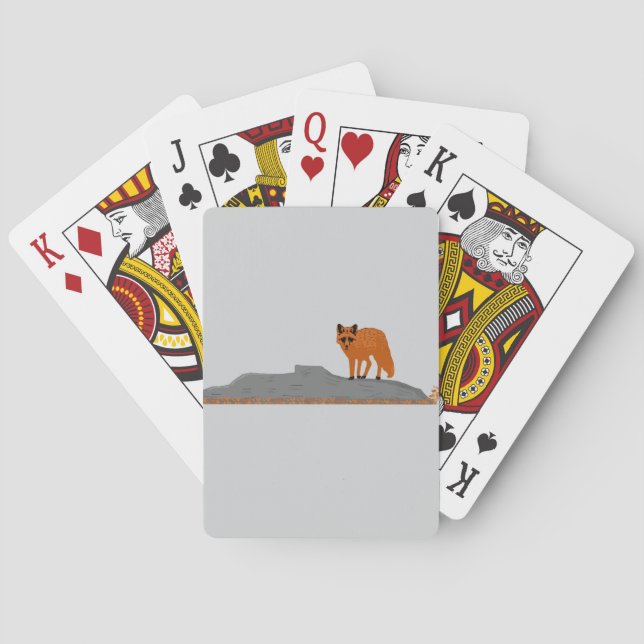 🦊 Fox on the Rock "Poker" Spielkarten (Rückseite)