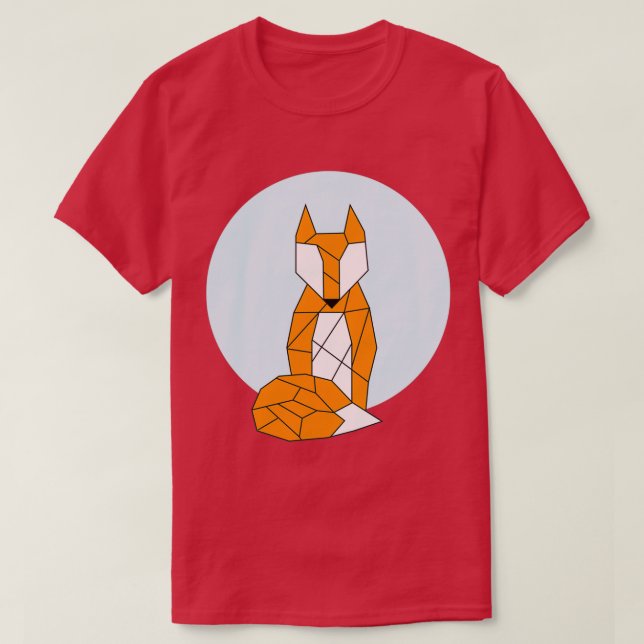 Fox Origami 6 T-Shirt (Design vorne)