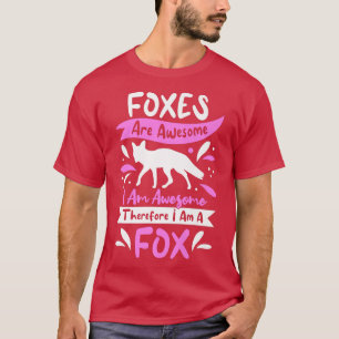 Fox Outfit for Foxes Lovers Apparel Women GirlsT-S T-Shirt