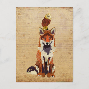 FOX & OWL Postkarte