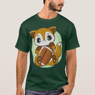 Fox Plays Football for Coach Center Guard Tackle P T-Shirt