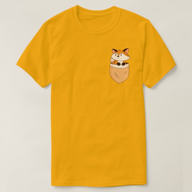 Fox Pocket Design T-Shirt (Design vorne)