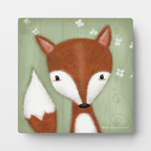 Fox Portrait Fotoplatte