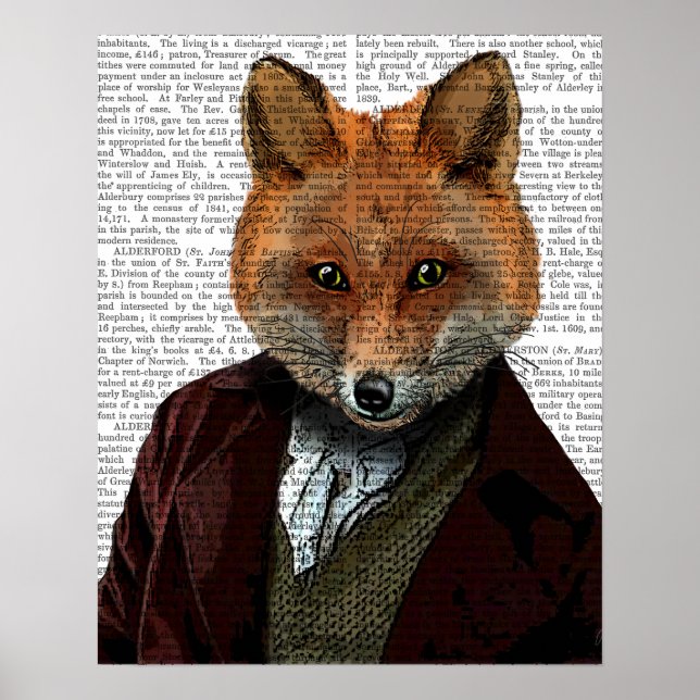 Fox Portrait Poster (Vorne)