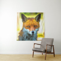Fox Portrait Realistische Wildnis Kunst, Dichtung