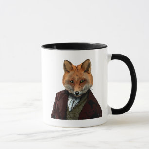 Fox-Porträt 2 Tasse