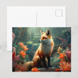 Fox Postkarte