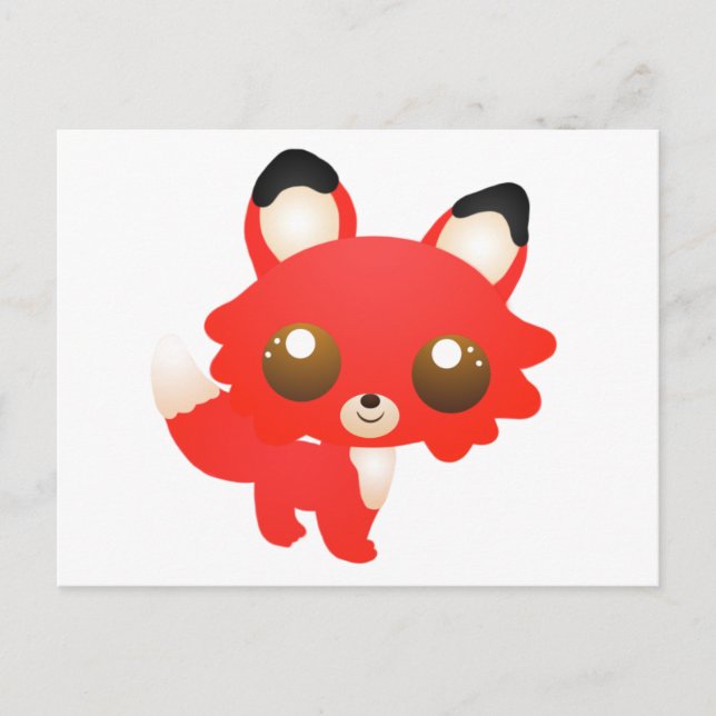 Fox Postkarte (Vorderseite)