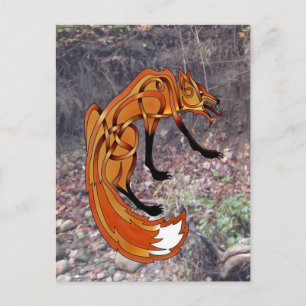 Fox Postkarte