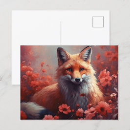 Fox Postkarte