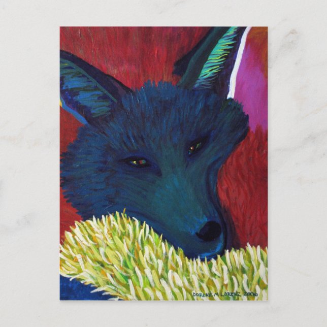 Fox-Postkarte Postkarte (Vorderseite)