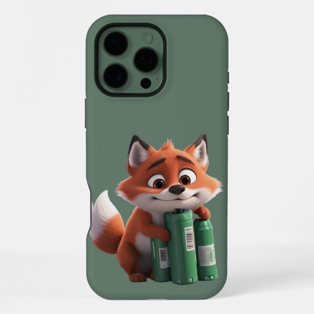 Fox-Power iPhone Hülle (Rückseite)