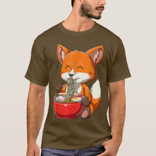 Fox Ramen Japanese Noodles Niedlich Kawaii Anime G T-Shirt
