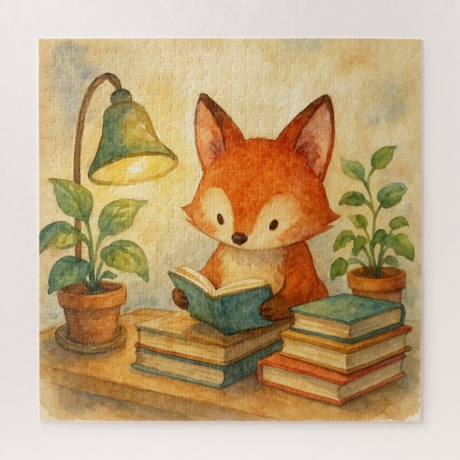 Fox Reading Nook Puzzle (Vertikal)