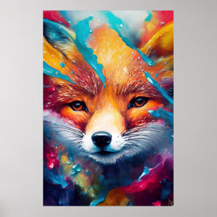 Fox Red fox Animal Discovery Adventure Nature Poster