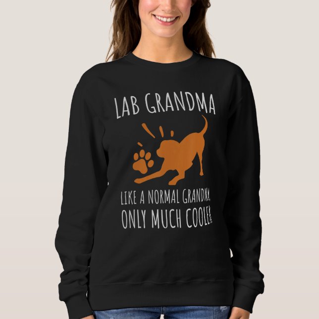 Fox Red Lab Grandma Labrador Retriever Sweatshirt (Vorderseite)