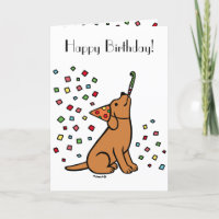 Fox Red Labrador Birthday Party Confetti
