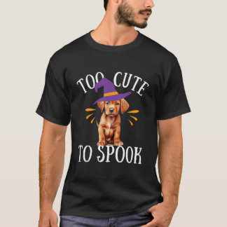 Fox Red Labrador Niedlich Spook Witzige Halloween- T-Shirt