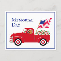Fox Red Labrador Red Truck Memorial Day Grenze