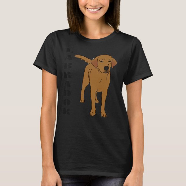 Fox Red Labrador Retriever T-Shirt (Vorderseite)