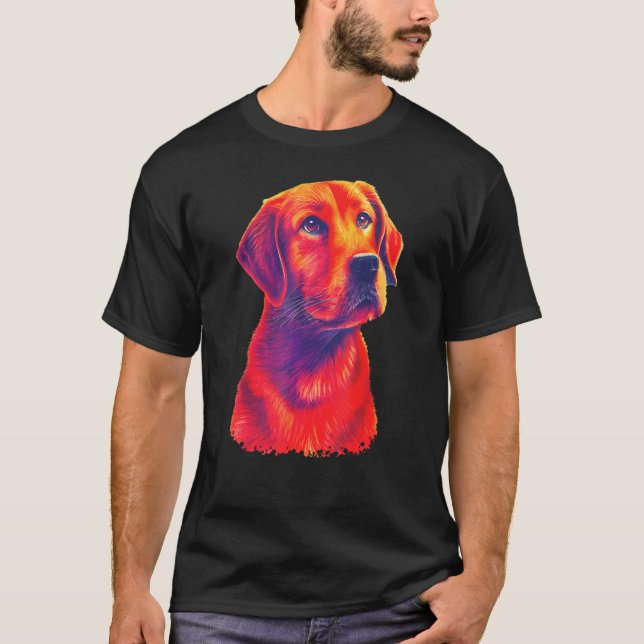 Fox Red Labrador Retriever Unique Foxred Labrador  T-Shirt (Vorderseite)