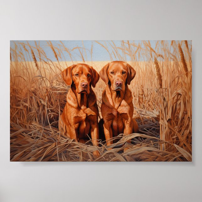 Fox Red Labrador Retrievers Poster (Vorne)