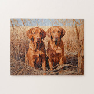 Fox Red Labrador Retrievers Puzzle
