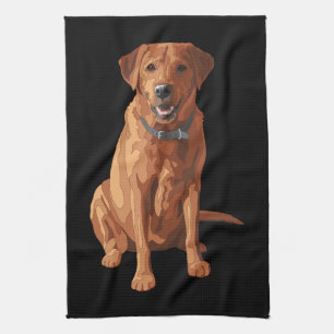 Fox Red Yellow Labrador Retriever Hund Geschirrtuch