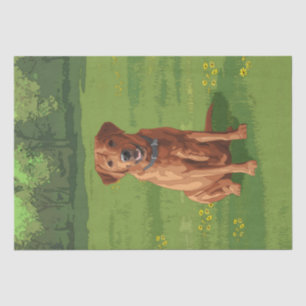 Fox Red Yellow Labrador Retriever Hund Seidenpapier