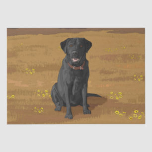 Fox Red Yellow Labrador Retriever Hund Seidenpapier