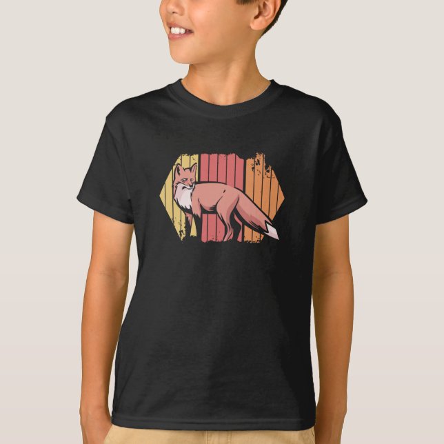Fox Retro Vintag T-Shirt (Vorderseite)
