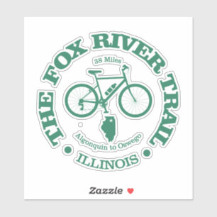 Fox River Trail (Radfahren) Aufkleber