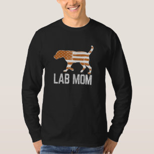 Fox Roter Lab Mom Labrador Retriever Vintage Damen T-Shirt