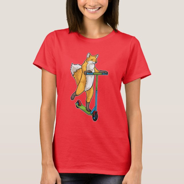 Fox Scooter T-Shirt (Vorderseite)