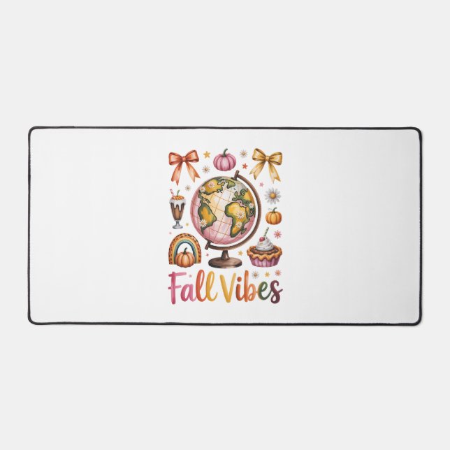 Fox Shirt Country Pumpkin Schreibtischunterlage (Vorderseite)