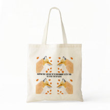 Fox Shopping Time Tote Bag
