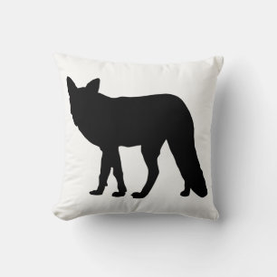 Fox-Silhouette Kissen